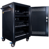 POWER TECHNOLOGIES 36 Bay Cart with Smart Charging - USB-C Hub, MODEL- PT-36-H65, SKU- CRT-LTE-S36L-U-H65